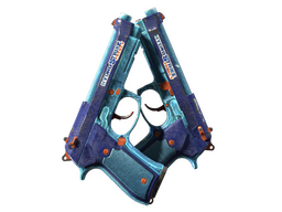 Dual Berettas | Hydro Strike (Battle-Scarred) CS2 skin