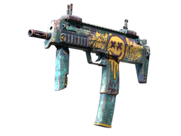 MP7 | Just Smile (Well-Worn) CS2 skin